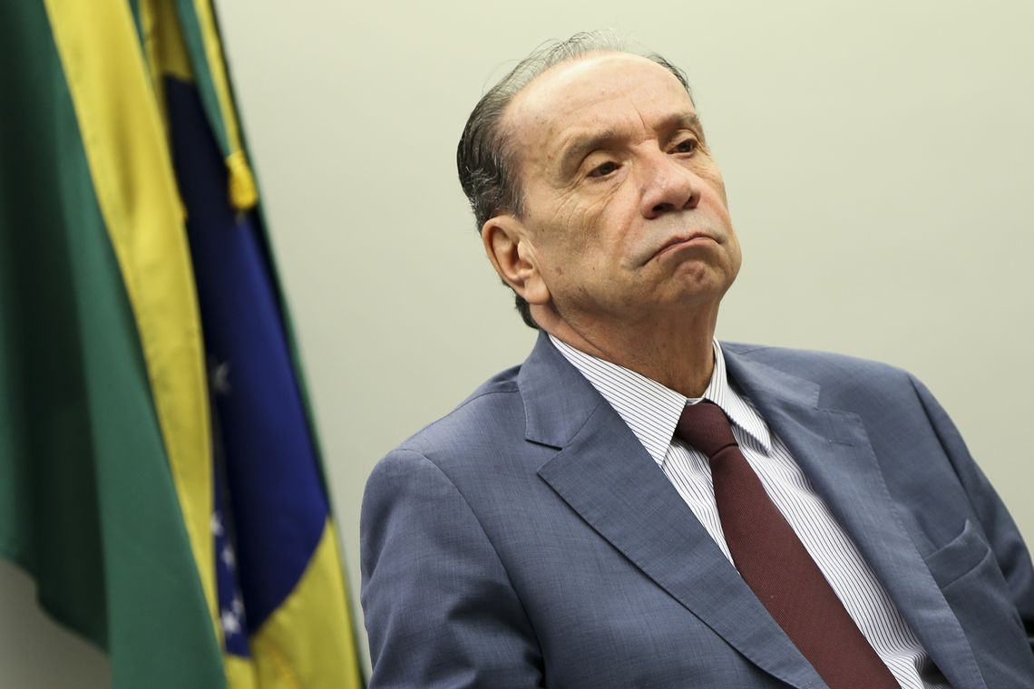 Marcelo Camargo/Agência Brasil O ministro das Relações Exteriores, Aloysio Nunes Ferreira, participa de audiência pública na Comissão de Relações Exteriores e Defesa Nacional da Câmara.