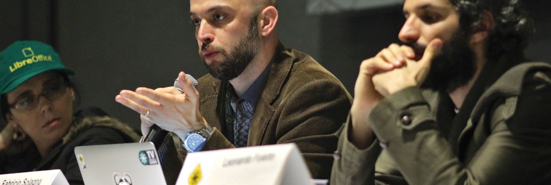 Sociólogo Fabrício Solagna no Fisl16