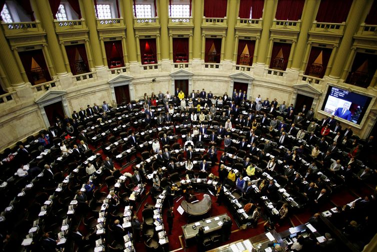 Legisladores da Argentina discutem projeto orçamentário no Congresso argentino em Buenos AiresREUTERS/Martin Acosta
