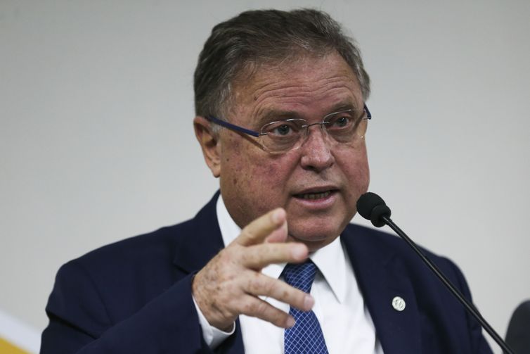 - Ministro da Agricultura, Blairo Maggi, fez um balanço dos dois anos e meio de sua gestão - Antonio Cruz/Agência Brasil