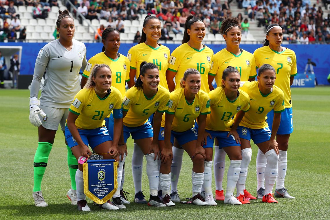 Seleção do Brasil na Copa do Mundo de Futebol Feminino - França 2019. 