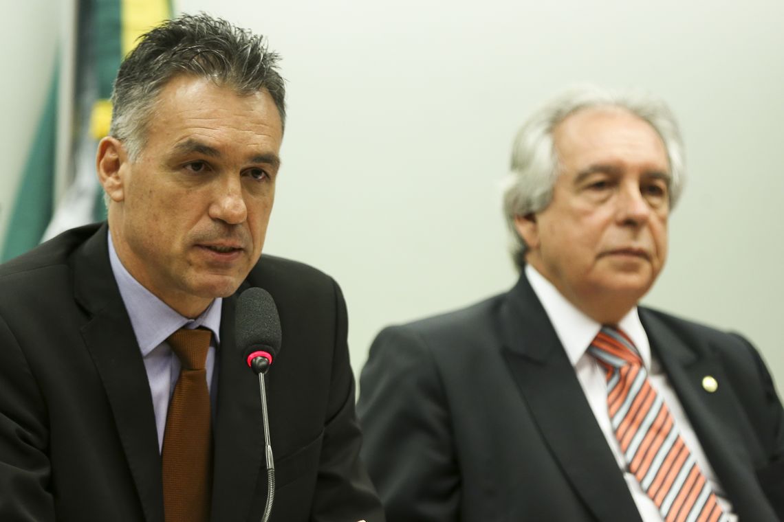 Marcelo Camargo/Agência Brasil Brasília - O presidente dos Correios, Guilherme Campos, participa de audiência conjunta das comissões de Ciência, Tecnologia, Comunicação e Informática; de Direitos Humanos e Minorias; de Finanças e Tributação; e de Integração Nacional,