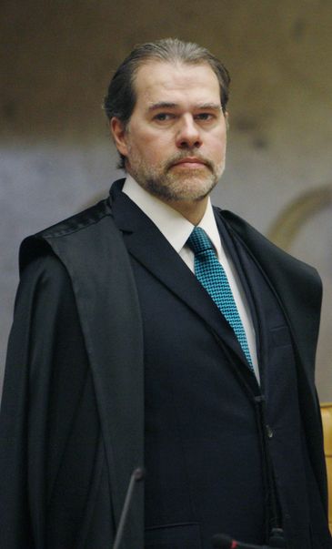 Ministro Dias Toffoli, do STF, durante sessão para julgar a restrição do foro privilegiado 