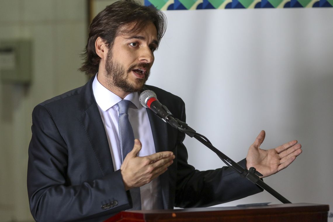 Fabio Rodrigues Pozzebom/Agência Brasil O deputado Pedro Cunha Lima, participa do Dia de Mobilização pela Educação - #EducaçãoNaFrente no Salão Nobre do Senado Federal
