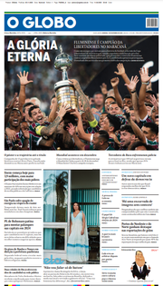 Capa do Jornal O Globo Edição 2023-11-05
