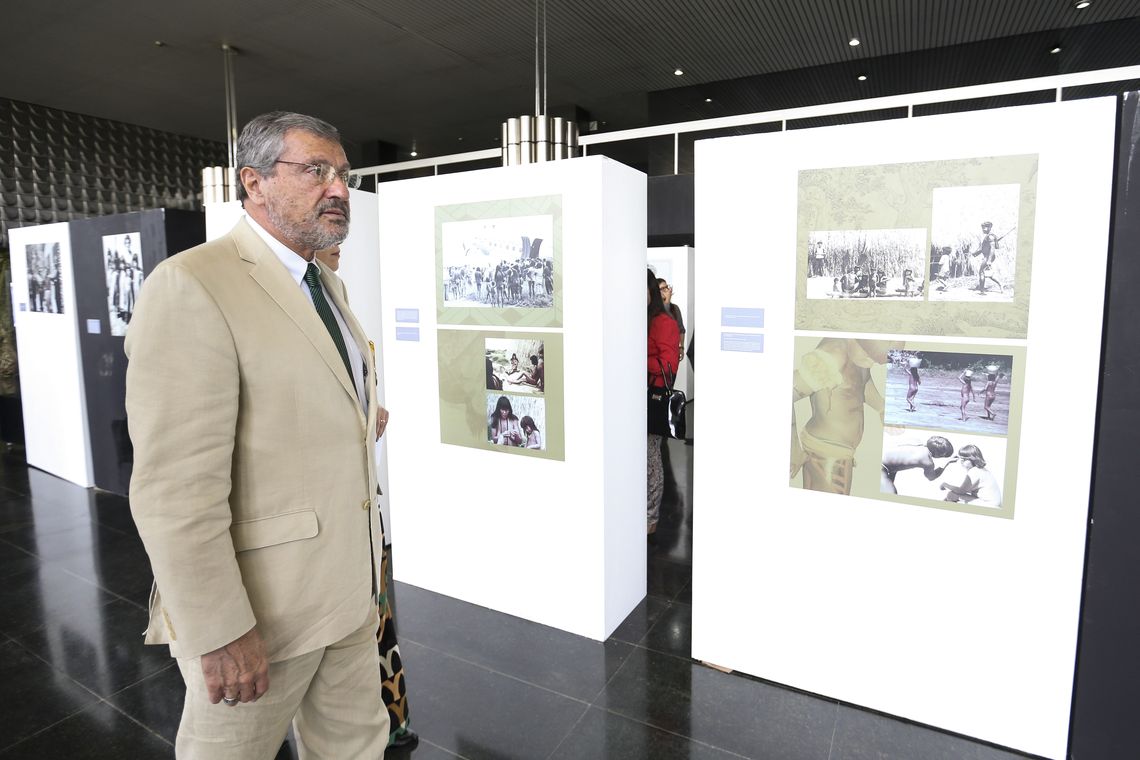 Marcelo Camargo/Agência Brasil Brasília - O ministro da Justiça, Torquato Jardim, durante a abertura da Semana do Índio (Marcelo Camargo/Agência Brasil)