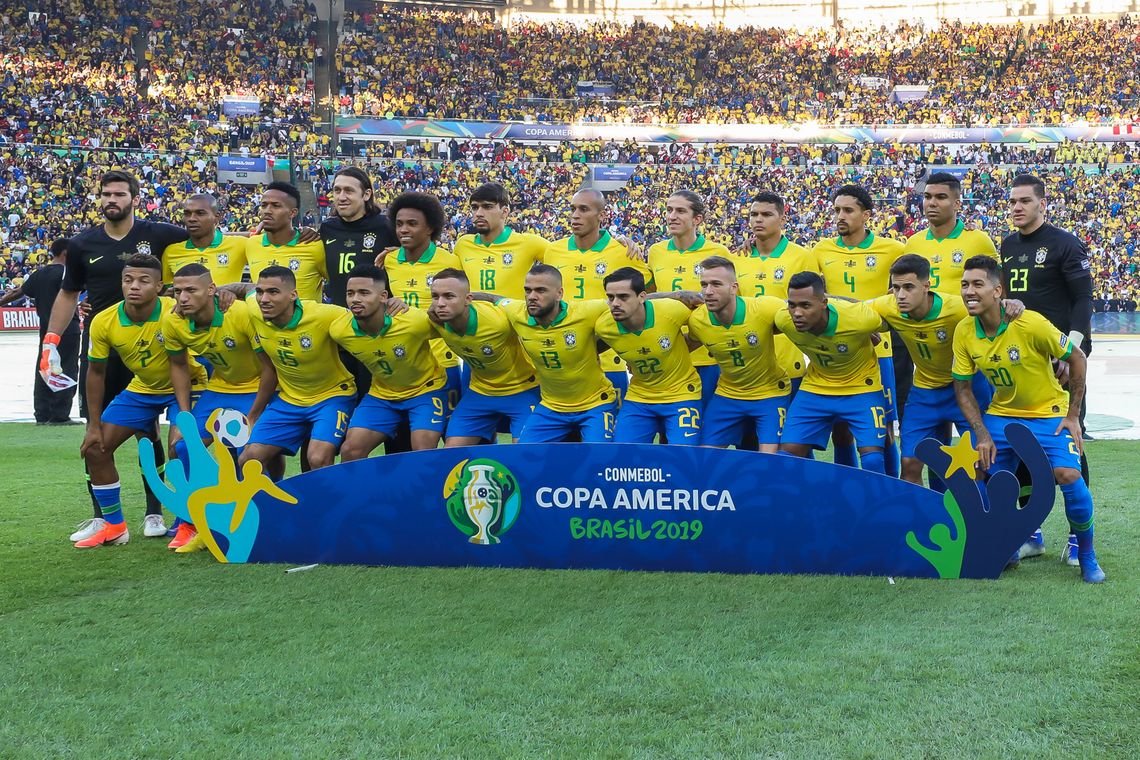 Clauber Cleber Caetano/PR Presidente da República, Jair Bolsonaro, durante a final da Copa América 2019, entre as seleções do Brasil e Peru.