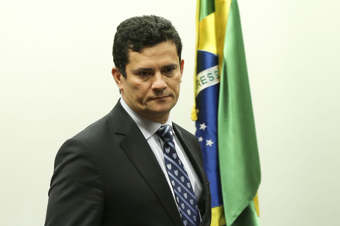 BrasÃlia - O juiz federal Sérgio Moro, da 13ª Vara Federal de Curitiba, participa de audiência pública na Comissão Especial do Novo Código de Processo Penal, na Câmara dos Deputados (Marcelo Camargo/Agência Brasil)