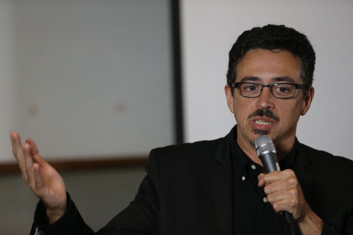 Fernando Frazão/Agência Brasil Rio de Janeiro - O ministro da Cultura, Sérgio Sá Leitão, fala na cerimônia de posse da nova diretora do Centro Técnico Audiovisual, Daniela Pfeiffer (Fernando Frazão/Agência Brasil)