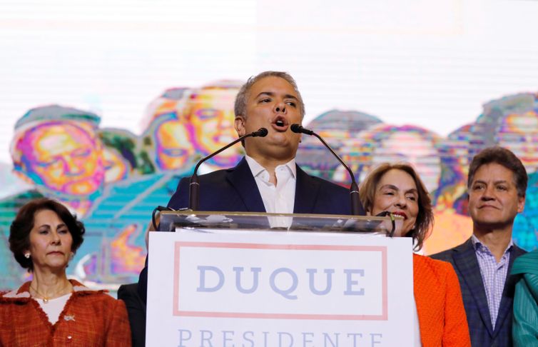 O presidente eleito da Colômbia, Ivan Duque (Reuters/Nacho Doce/Direitos Reservados)