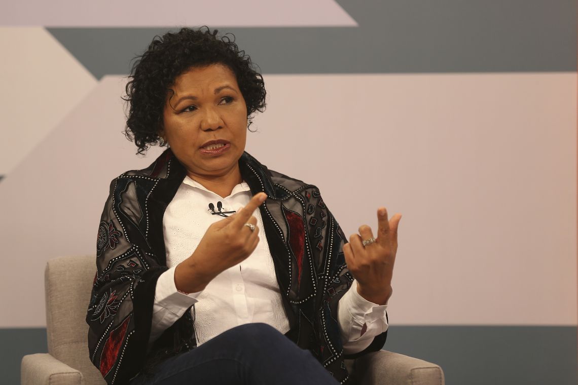 Marcello Casal jr/Agência Brasil A Empresa Brasil de Comunicação (EBC) entrevista a candidata à Presidência da República pelo PSTU, Vera Lúcia. Ela é a sétima a participar da série de entrevistas da EBC com presidenciáveis.