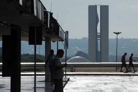 Chuva na manhã desta quinta-fera (22) ameniza o calor em BrasÃlia. ( Marcelo Camargo/Agência Brasil)