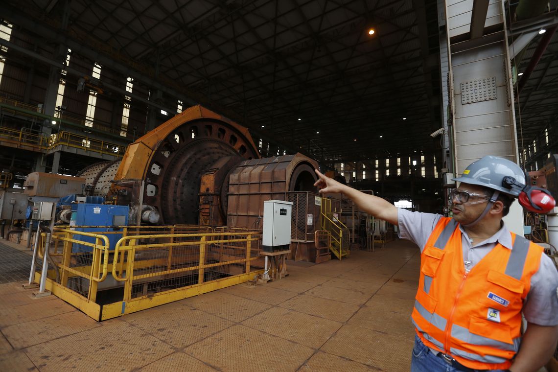 Tânia Rêgo/Agência Brasil Concentração 3. Usina de Concentração da mineradora Samarco.