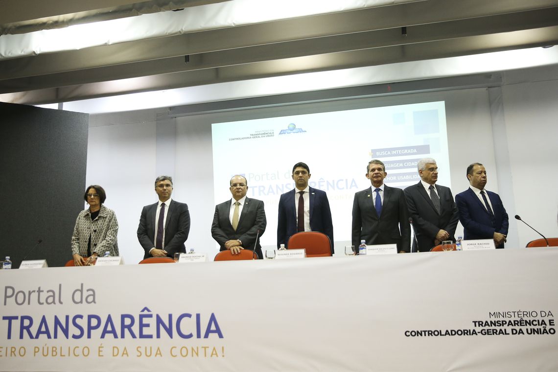 Marcelo Camargo/Agência Brasil O Ministério da Transparência e Controladoria-Geral da União (CGU) lança o novo Portal da Transparência do governo federal