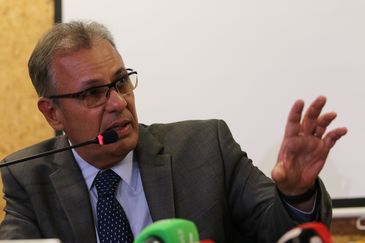 Fabio Rodrigues Pozzebom/Agênci O ministro das Minas e Energia, Bento Albuquerque, durante coletiva à imprensa no MME