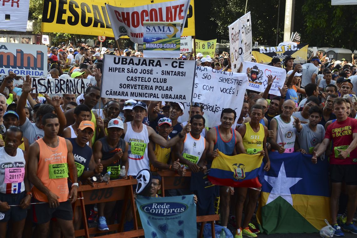 Rovena Rosa/Agência Brasil São Paulo - 92ª Corrida Internacional de São Silvestre, na Avenida Paulista, região central.(Rovena Rosa/Agência Brasil)