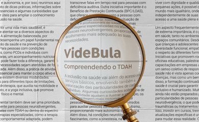 Brasília (DF), 07/07/2025 - VideBula TDAH. Arte/Agência Brasil