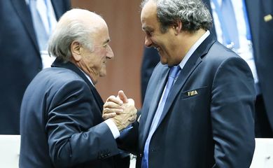 File picture of Blatter and Platini