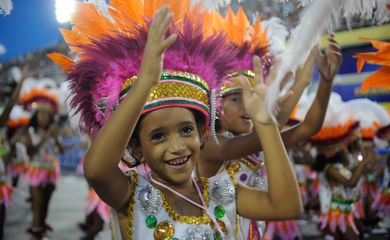 Rio de Janeiro - Desfile das escolas mirins traz 16 agremiações para a Marquês de Sapucaí (Tomaz Silva/Agência Brasil)