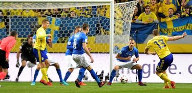 Suécia e Itália, jogo pelas eliminatórias da Copa do Mundo da Rússia 2018