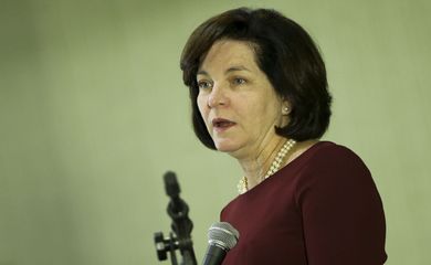 A procuradora-geral da República, Raquel Dodge, durante o III Fórum Jurídico, realizado pela Escola de Magistratura Federal da 1a Região.