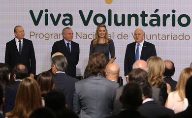 Brasília - Em cerimônia no Palácio do Planalto, o governo lança o Plano Nacional de Voluntariado (Antonio Cruz/Agência Brasil)