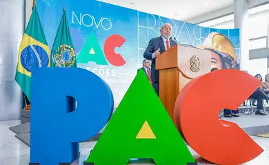 Brasília (DF), 28/07/2023 - Presidente da República, Luiz Inácio Lula da Silva, durante divulgação do resultado de 16 das 27 modalidades do Novo PAC Seleções 2023. Foto: Ricardo Stuckert/PR