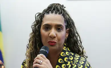 Brasília (DF) 03-07-2024 ministra da Igualdade Racial, Anielle Franco fala nas comissões de Direitos Humanos, Minorias e Igualdade Racial; e de Fiscalização Financeira e Controle, ambas da Câmara dos Deputados durante audiência pública.   Foto Lula Marques/ Agência Brasil