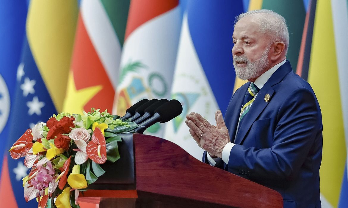 Presidente da República, Luiz Inácio Lula da Silva, Sessão de abertura do IV Fórum CELAC-China. China National Convention Center II, Pequim - China.  Foto - Ricardo Stuckert / PR