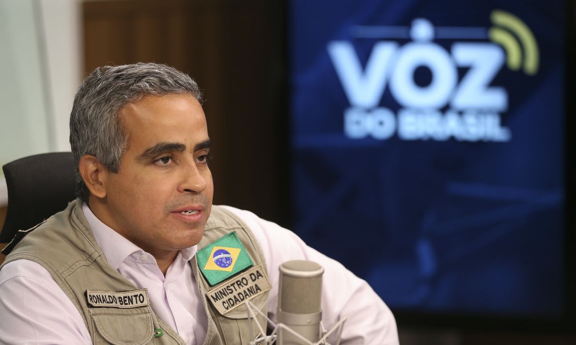 Ministro da Cidadania,Ronaldo Vieira Bento, é o entrevistado no programa A Voz do Brasil.