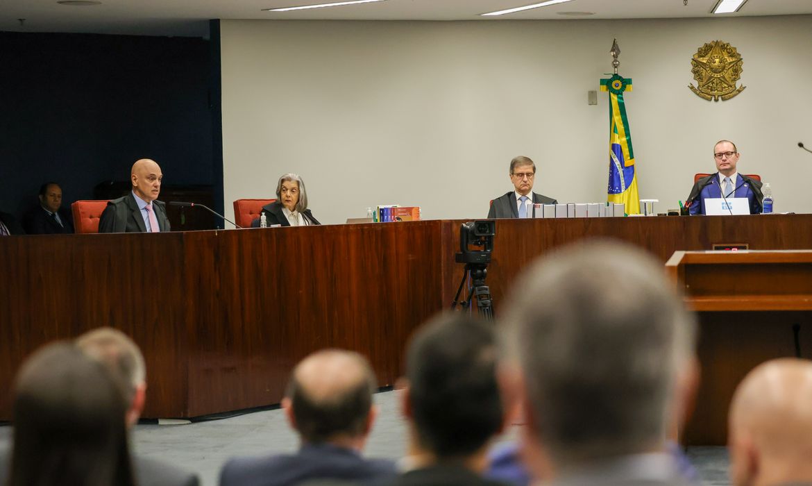 Brasília (DF) 09/09/2025 - O Supremo Tribunal Federal (STF) retoma o julgamento dos réus do Núcleo 1 da trama golpista  Foto: Fabio Rodrigues-Pozzebom/ Agência Brasil