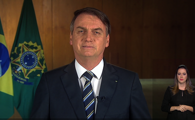 Presidente Jair Bolsonaro faz pronunciamento no Dia do Trabalho 