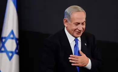 Imagem de arquivo: o ex-primeiro-ministro israelense Benjamin Netanyahu em Jerusalém.