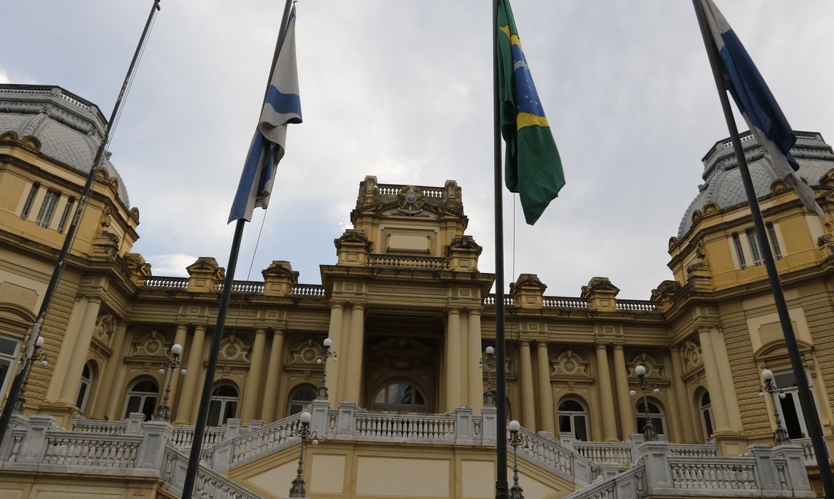 O Palácio Guanabara, em Laranjeiras, sede do Governo do Estado do Rio de Janeiro.