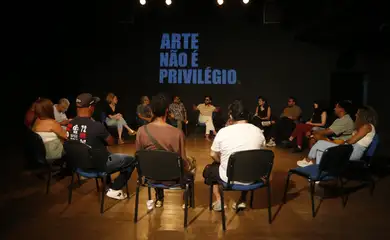 São Paulo (SP), 19/11/2024 - Apresentação da Residência Artistica com Kleber Pagu na  FUNARTE em SP. Foto: Paulo Pinto/Agência Brasil