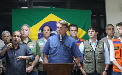 (Recife - PE, 30/05/2022) Presidente da República, Jair Bolsonaro durante declaração à imprensa.
