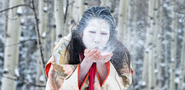 Espetáculo Hanami, Suor a Flor da Pele, com Tatiane Nakamura