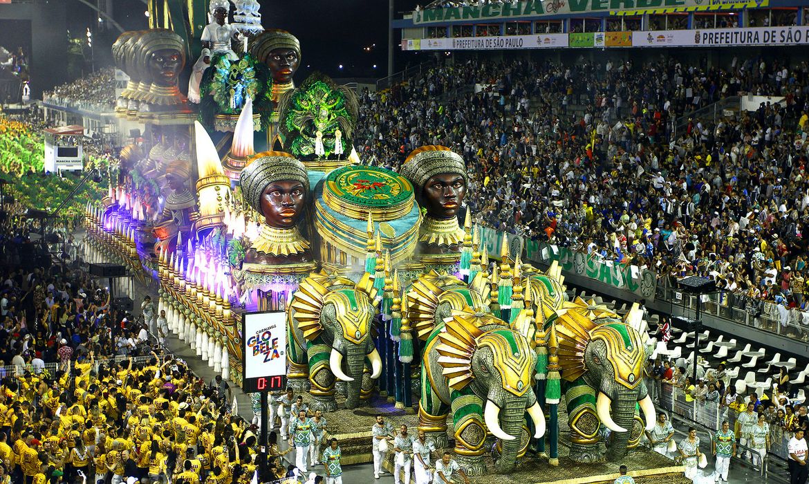 Passarela do Samba em São Paulo recebe sete escolas na primeira noite |  Agência Brasil