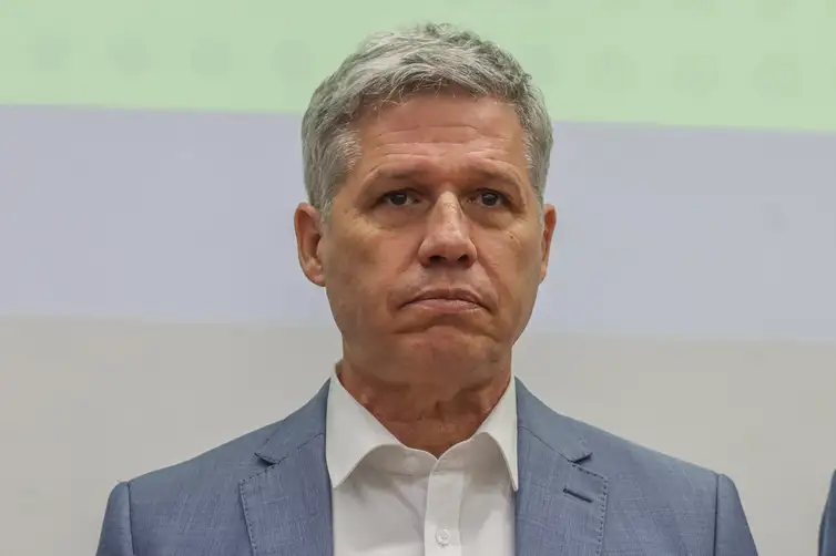 Brasília (DF) 20/09/2023 – O ministro Paulo Teixeira, durante lançamento do programa Quintais Produtivos das Mulheres Rurais. A iniciativa, que prevê 90 mil quintais produtivos estruturados no país até 2026, foi criada pelo presidente Lula em resposta às reivindicações da Marcha das Margaridas
Foto: Valter Campanato/Agência Brasil