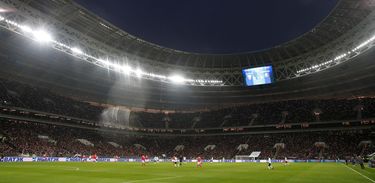 Estádio que vai receber jogos da Copa de 2018, Luzhniki, em Moscou, na Rússia 
