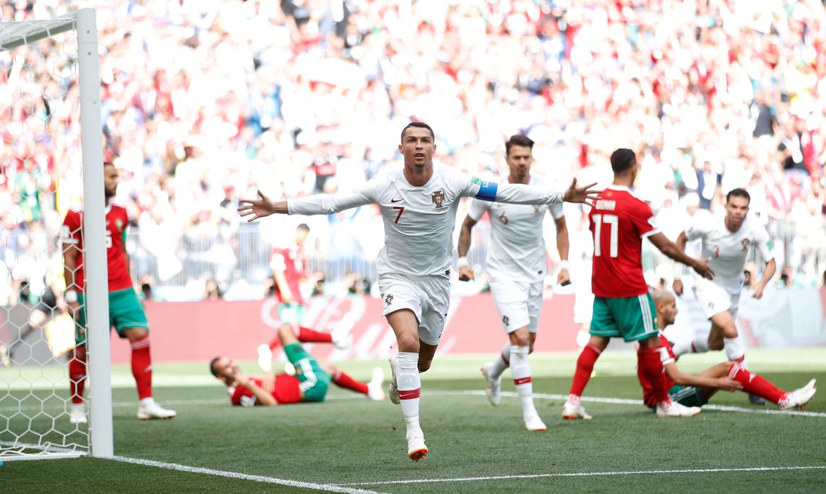 Portugal e Morrocos se enfrentam na Copa do Mundo    
