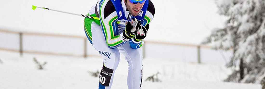 O brasileiro Leandro Ribela é o líder do ranking latino-americano do esqui cross country