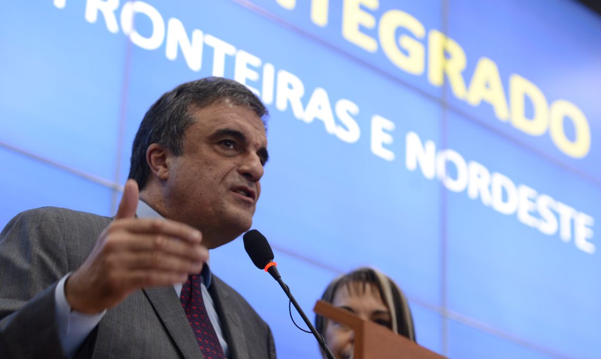  O ministro da Justiça José Eduardo Cardoso, fala sobre a ação Brasil Integrado - Ação, Fronteiras e Nordeste (Valter Campanato/Agência Brasil)