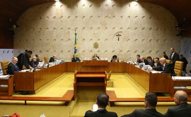 Brasília - Sessão plenária do Supremo Tribunal Federal (STF) para julgar o habeas corpus do ex-ministro Antonio Palocci (Valter Campanato/Agência Brasil)
