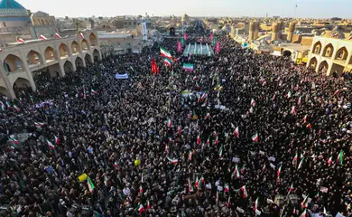 Tehran, 12/01/2026 - Ato pró-governo no Irã. Foto: Fars News Agency/Divulgação