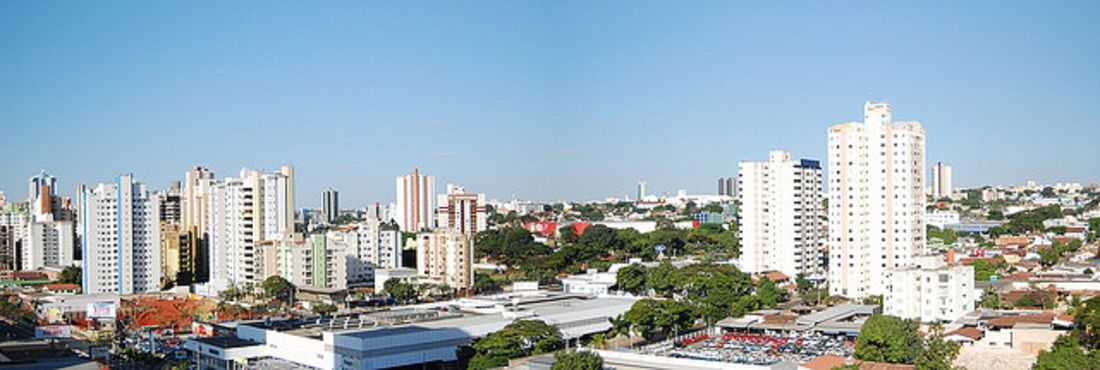 Goiânia, capital do estado de Goiás.