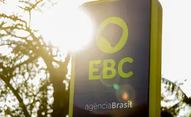 Brasília (DF), 09/05/2025 - Totem da Empresa Brasil de Comunicação (EBC).
Foto: Joédson Alves/Agência Brasil