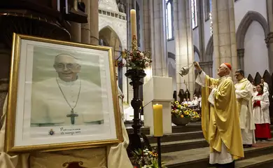 São Paulo (SP), 21/04/2025 - Cardeal Odilo Pedro Scherer, arcebispo de São Paulo, preside missa em sufrágio do Papa Francisco que faleceu nesta segunda-feira.Foto: Paulo Pinto/Agência Brasil