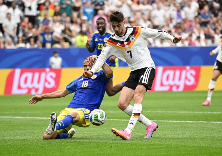 Soccer Football - FIFA World Cup 2026 - Group E - Germany v Curacao - Houston Stadium, Houston, Texas, U.S. - June 14, 2026 Germany's Kai Havertz scores their seventh goal REUTERS/Annegret Hilse     TPX IMAGES OF THE DAY