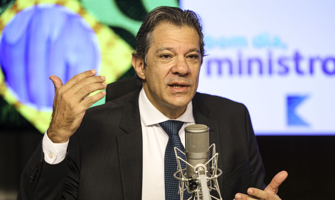 Brasília (DF), 20/03/2025 - O ministro da Fazenda, Fernando Haddad, participa do programa 